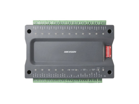 DS-K2M0016A Elevator Sub-Controller, Distributed elevator controller, up to 16 relays to control floor buttons in the elevator, RS-485 communication with the master elevator controller