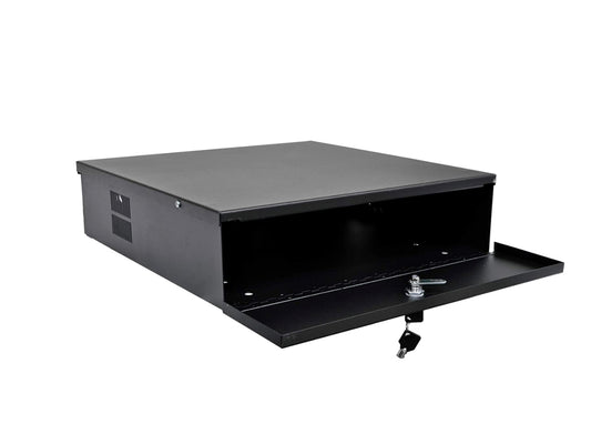 LB-18185 DVR Lock Box, All Steel Casing with Built-In Fan, (2) keys: 18"x18"x5"