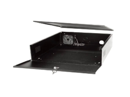 LB-21218 DVR Lock Box, All Steel Casing with Built-In Fan, (2) keys: 21"x21 "x8"