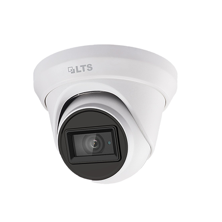 LTCMHT1782-28F,EXIR, 8MP, 20m IR, Outdoor EXIR Turret, ICR, 0.01 Lux/F1.2, 12VDC, Smart IR,DNR, OSD Menu(Up the Coax), IP67,2.8mm Lens