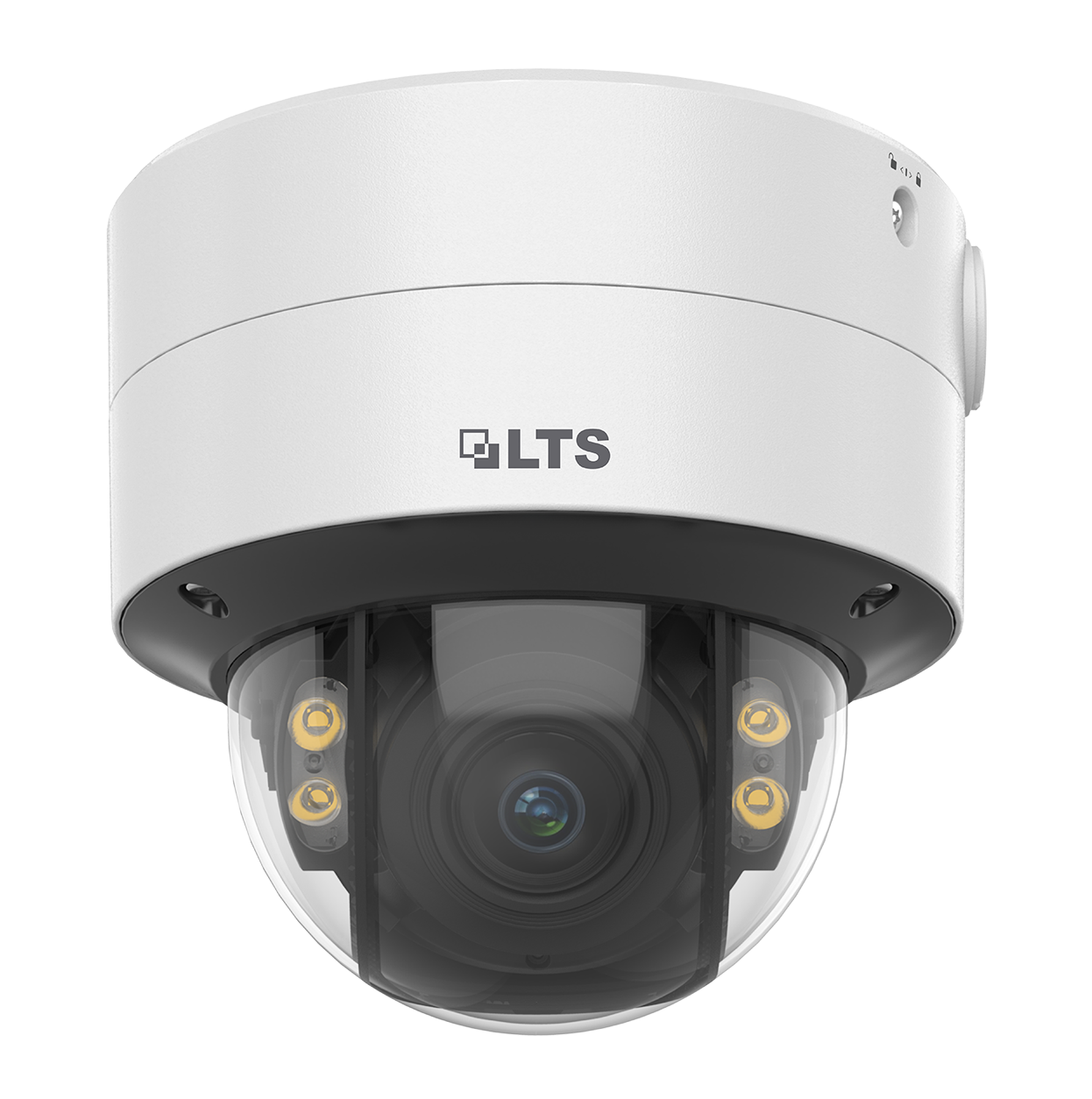 LTCMIP7C43W-SDZ, Platinum, IP, 4 MP, Dome, 2.8-12mm, True WDR, MicroSD slot, Built-in Mic, DC 12V/PoE, Color 24/7, MD 2.0 - Human and Vehicle Detection