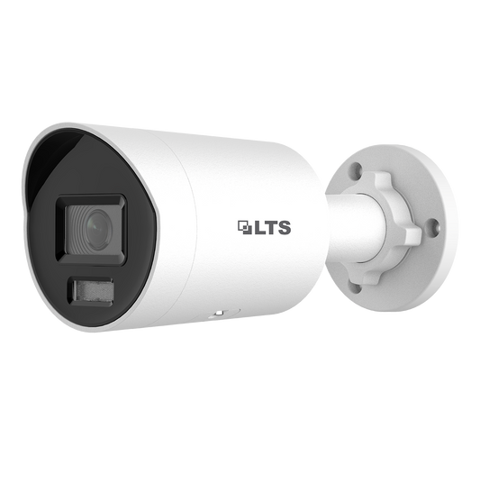 LTCMIP8C42WI-28MDA, Platinum, IP, 4 MP, Mini Bullet, 2.8mm, True WDR, Built-in Microphone, DC 12V/PoE, Color 24/7, MD 2.0 - Human and Vehicle Detection, Hybrid Illumination