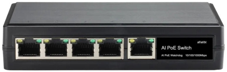 5 Ports Gigaibt PoE Extension Switch for IP Cameras