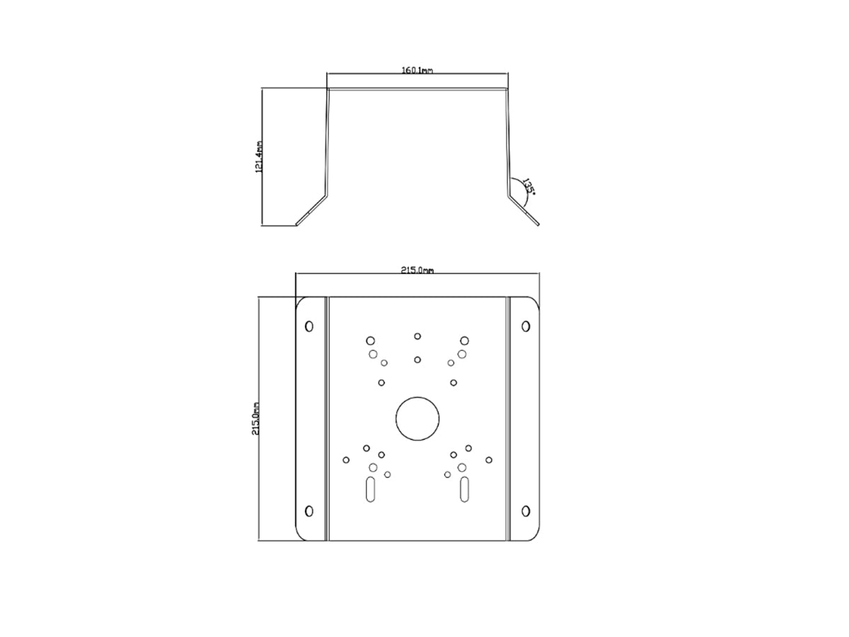 PT-CMB0601 Corner Mount Adaptor