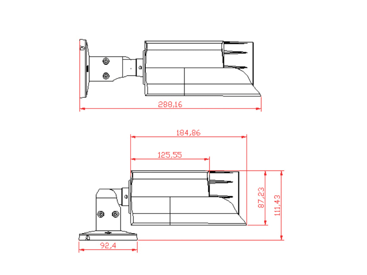 TA-BTVAF18TQ 2MP Bullet Motorized Vari-Focal , 4-In-1(TVI/AHD/CVI/960) 1080P, VF Lens 2.8~12mm, auto trigger focus after zoom, Control over coaxial cable (UTC), 210Ft IR, Ultra low light and high dynamic range