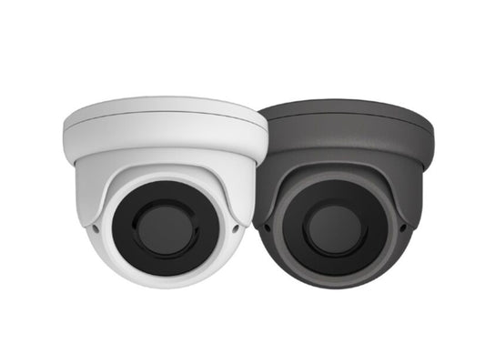 TA-ETVV9TQ4-W/G 2MP Eyeball Dome 1/2.8" SONY Starvis CMOS Sensor, 1080P, 2.8 ~12mm VF Lens,  With IR-CUT, WDR, 3DNR, Defog, Sense-up, Smart IR, White/Dark Gray