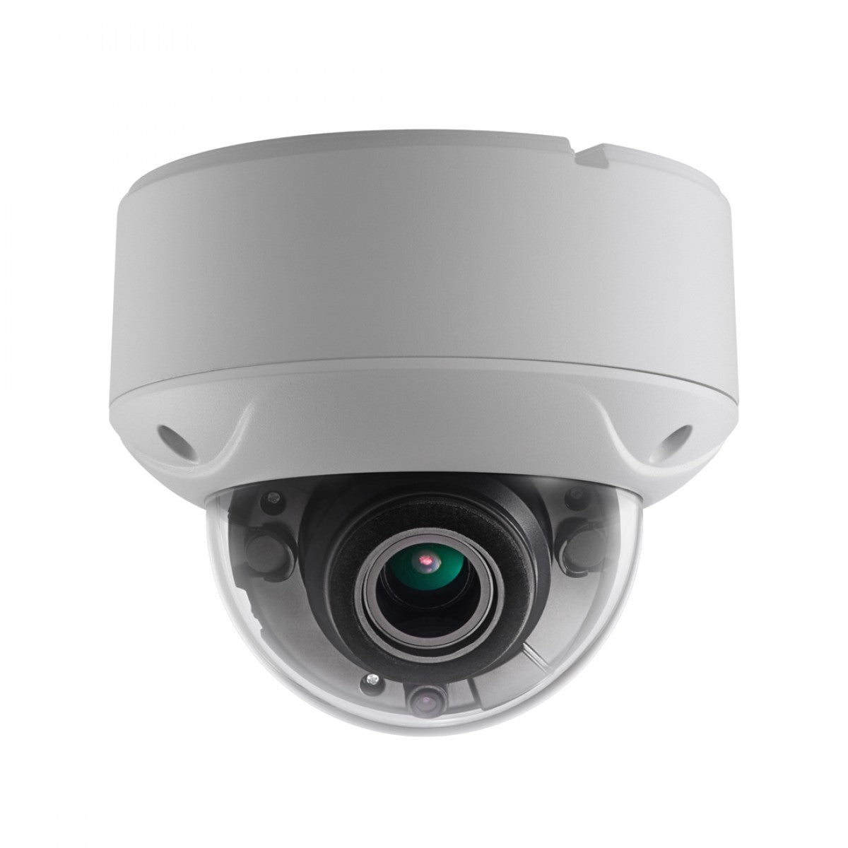 TAAC-HAC318D-OD4Z Dome-Turret Cameras, 8.29 Megapixel CMOS, 4 in 1 (TVI/CVI-8MP, AHD-5MP), 2.7~13.5mm Motorized Lens, 3840*2160, EXIR Smart LEDs, Up to 198ft, DWDR, BLC, IP67, White, 9VDC to 15VDC