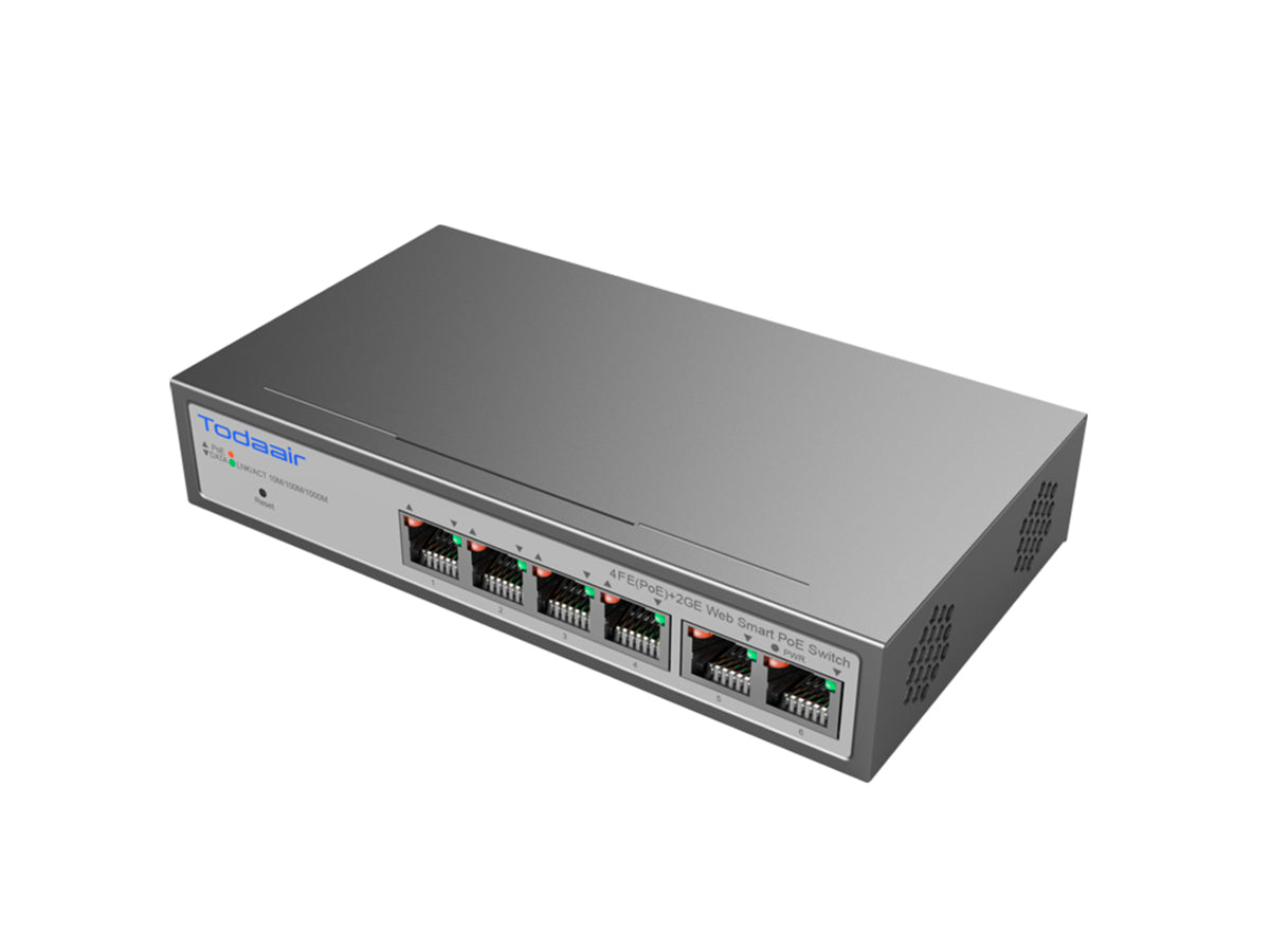 TD-SW2G4F V2.2 SMART MANAGEMENT 4CH PoE SWITCHAPP MANAGEMENT