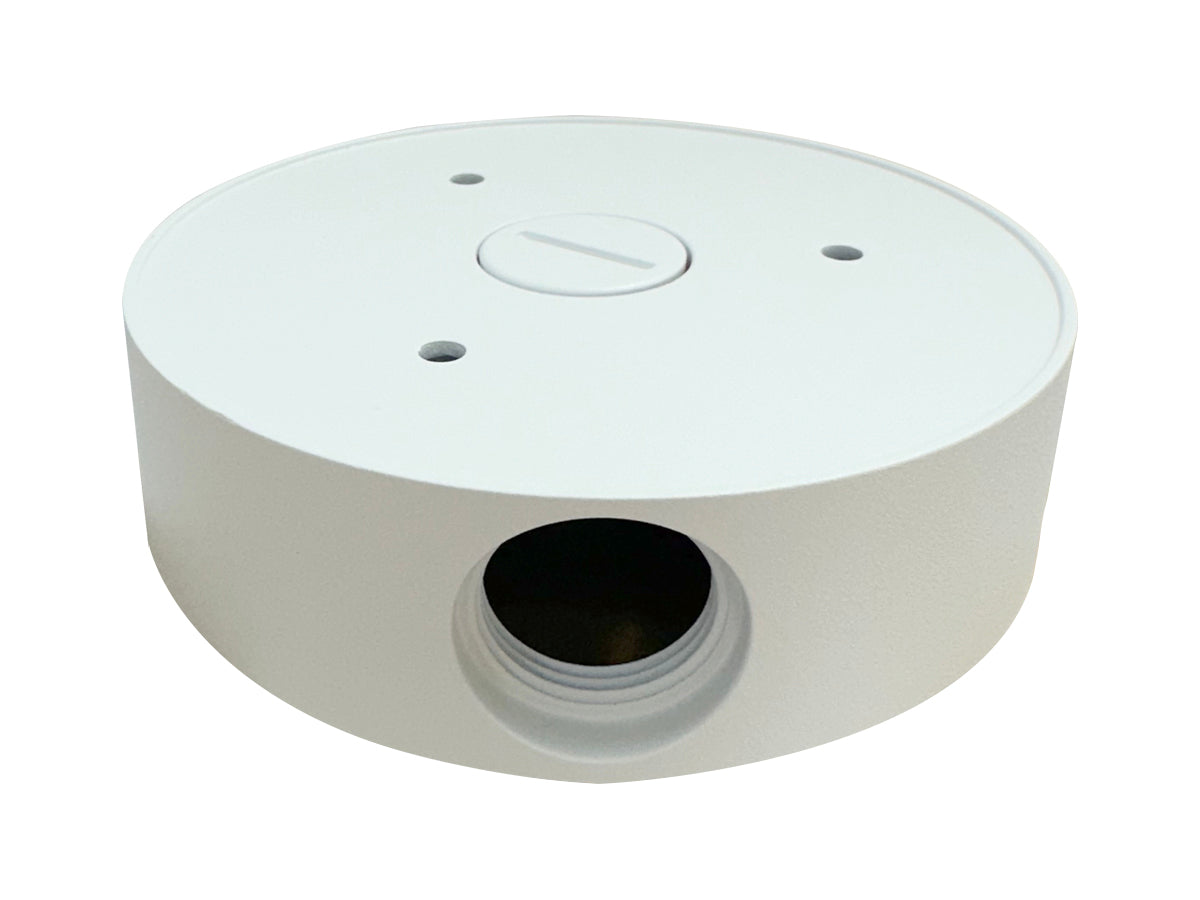 TDB-HPTXD-W 5-Inch Metal Junction Box for XD, XDA, FD4, ACQ Turret Security Cameras – White