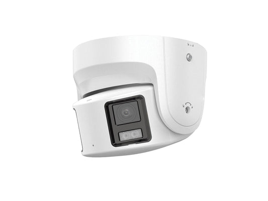THK-NC348G2P-XD/LU/SL 8 MP Panoramic ColorVu Fixed Turret Network Camera, Fixed lens and Dual lens: 4 mm, (5120 × 1440@15fps)