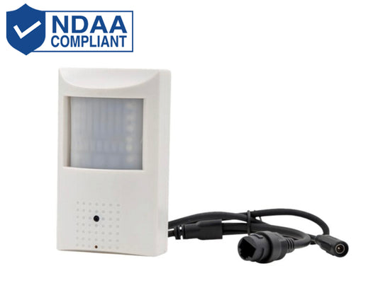 TI-NC405-PIR NDAA Compliant 5MP PIR Covert Motion Sensing Camera 3.7mm Fixed Lens, Day/Night, IR-CUT, D-WDR, Defogging