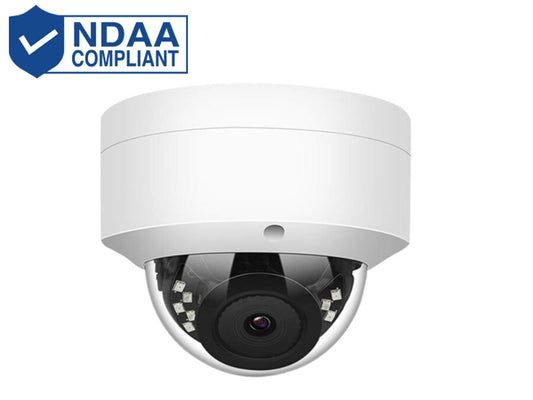 TI-NC408-3TDA-28 4K(8MP) Dome, 2.8mm Fixed Lens, Sony CMOS,  H.264/H.265. Color;  0,01lux@F1.2  Day/Night ( 0Lux IR on), AWB,BLC, HLC, 2D/3D-DNR,Shutter, IR-CUT, DWDR, Defogging, OSD,18pcs SMD - PoE, Audio