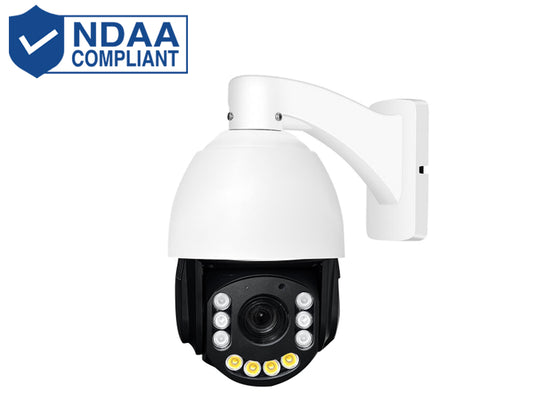 TI-NP416C-IR/20X NDAA Compliant IP PTZ, 6MP Output, Low illumination 0.01 Lux, 20x optical zoom lens, Day/Night, 3D-DNR,Shutter