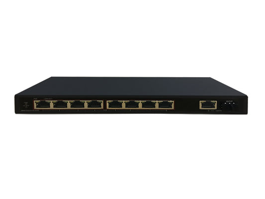 TI-POE08AGFE-120 9 Port Switch with 8 POE Ports, UL Listed External Power adapter 120W