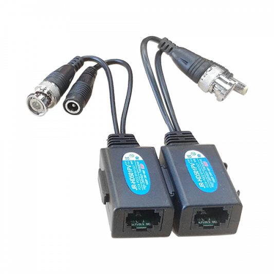 A7004 Connectors and Adapters, Balun with Power (High Definition to 4K-8MP), 1pairs