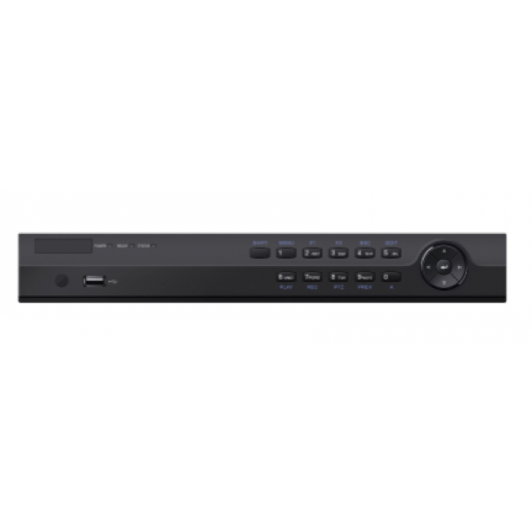 DVR-XVR-HAR326-16 XVR, 16 CH 8MP 5 in 1 HD-TVI/ AHD/ Analog/ 2 CH IP (6MP): Recording 192 FPS @ 5MP; 240 FPS@ 4MP; 288FPS@ 3MP, 480FPS @1080p. H.265+, All CH Playback, Audio 4-1, Alarm 16-4, HDMI-4K,