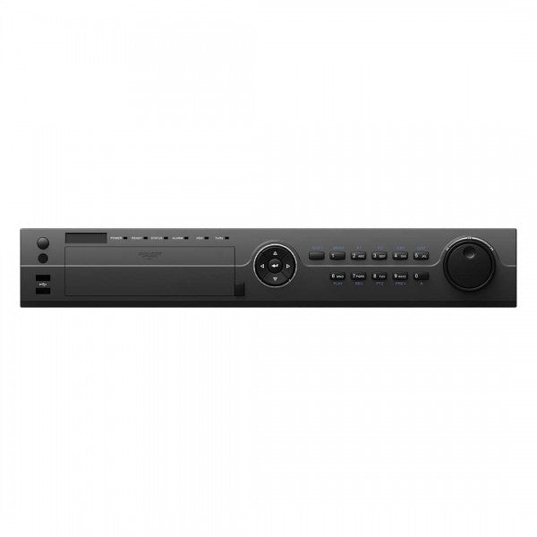 DVR-XVR-HAR526-32 XVR, 32 CH 8MP 5 in 1 HD-TVI/ AHD/ Analog/ 8 CH IP (8MP): Recording 384 FPS @ 5MP; 480 FPS@ 4MP; 576FPS@ 3MP; 960FPS @1080p. H.265+, 16 CH Playback, Audio 4-1, Alarm 16-4, HDMI-4K