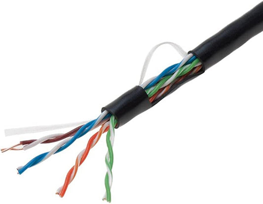 LTAC2040B, CABLE CAT5e 1000 FT CCA Pull Box BLACK