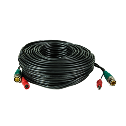 LTAC2150B,Black,Pre-made Siamese Cable with Connectors,150ft
