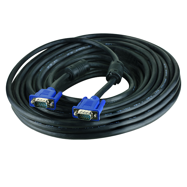 LTAC2150W, White, Pre-made Siamese Cable with Connectors,150ft