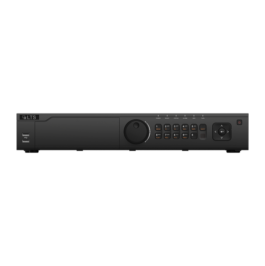 LTD8432M-EA, Platinum, TVI DVR, 32ch, Alarm/Audio, VGA, 2x HDMI, UL, H.265, 1.5U Case, Supports 4 SATA up to 12TB each, TVI/CVI/AHD/Analog/IP 5-in-1, Up to 1080p TVI Encoding