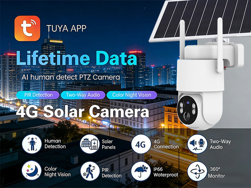 ALC-D4MP-4G PTZ Solar Camera