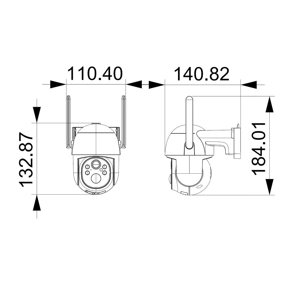 ALC-D4MP-4G PTZ Solar Camera