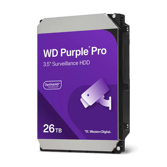 DHWD260PURP, WD Purple Pro 26TB AI Surveillance Hard Disk Drive