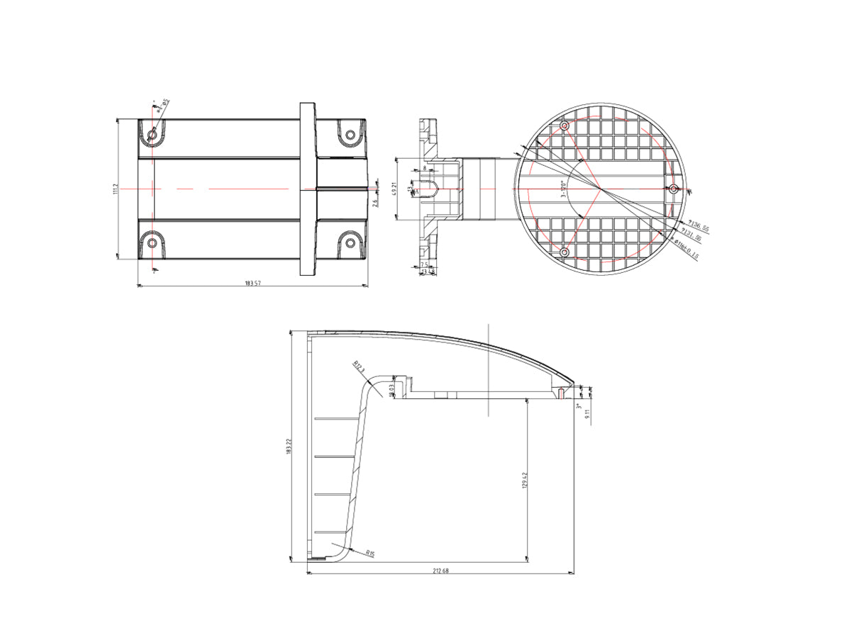 DS-1258ZJ Plastic Wall Mount