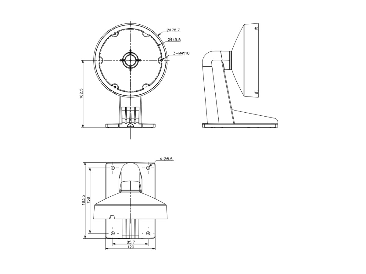 DS-1273ZJ-DM25(M1) Wall Mount
