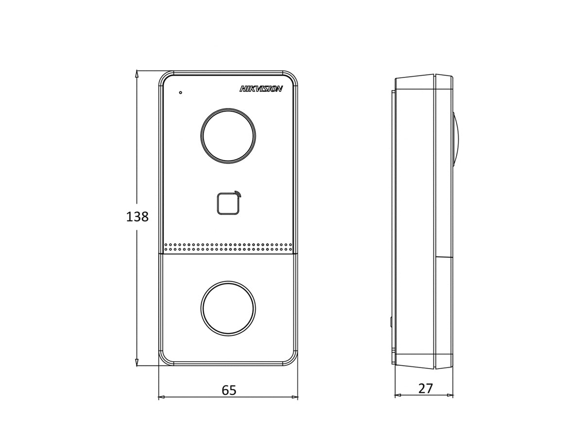 DS-KV6113-PE1(C) Video Intercom Door Station