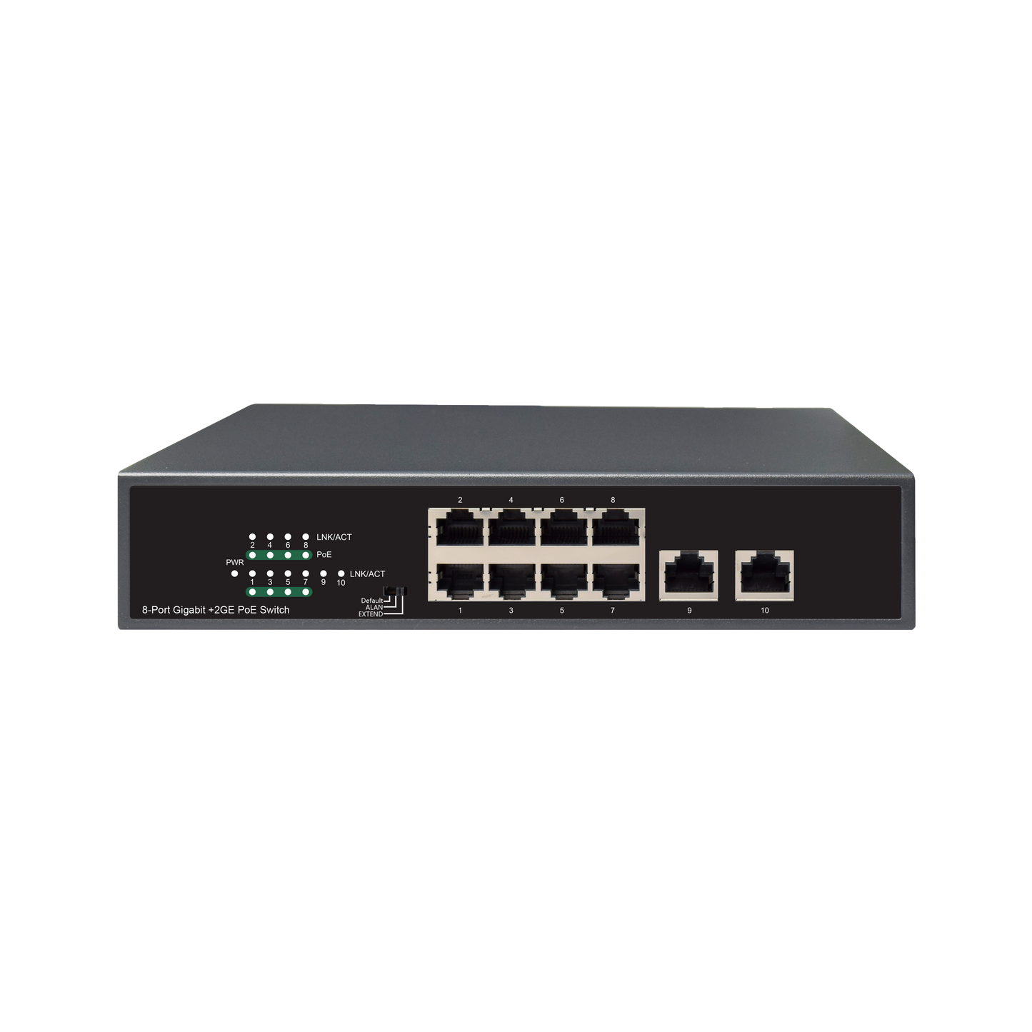 IV-NT10POE-GT 10-Port Gigabyte PoE Switch, NDAA Compliant