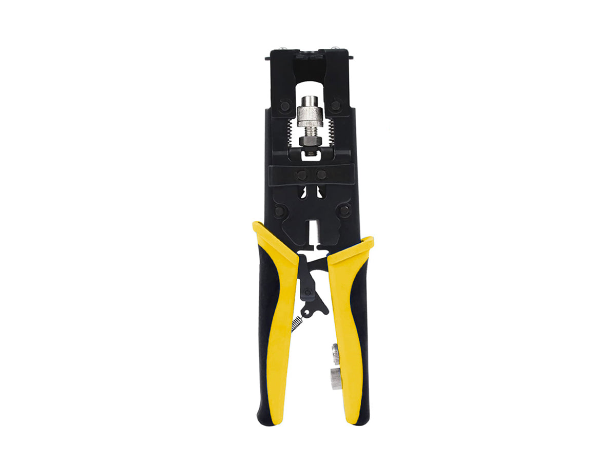 PT-T5100 COMPRESSION TOOL - 3-IN-1 TOOL, F, BNC, RCA