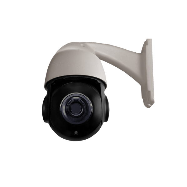 TAAC-PTZ5218W PTZ Cameras, 5.0 Megapixel 4 in 1, 4" PTZ (Mini), 18X Optical Zoom, 5-50mm HD Lens, 6pc Super-Power Array IR LEDs with Obscure Glass, Up to 200ft, IP66 Weather Proof, White, AC 24V, Adapter, Wall Mount Bracket Included