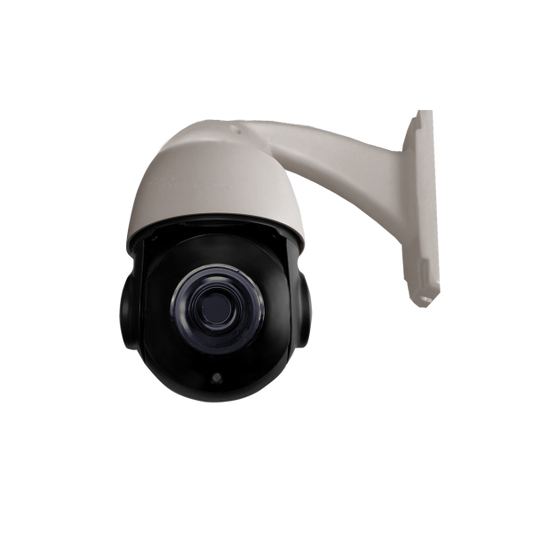 TAAC-PTZ5218W PTZ Cameras, 5.0 Megapixel 4 in 1, 4" PTZ (Mini), 18X Optical Zoom, 5-50mm HD Lens, 6pc Super-Power Array IR LEDs with Obscure Glass, Up to 200ft, IP66 Weather Proof, White, AC 24V, Adapter, Wall Mount Bracket Included