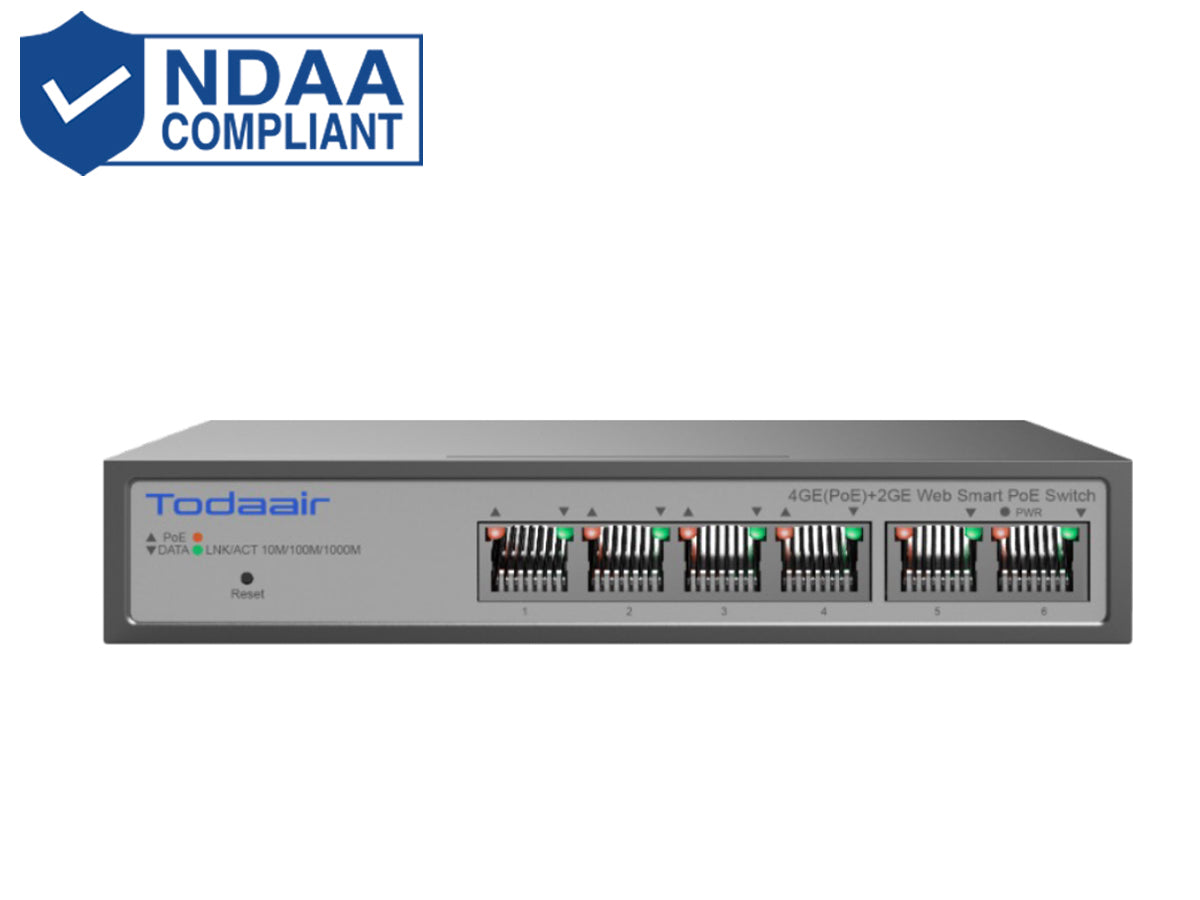 TD-SW2G4F V2.2 SMART MANAGEMENT 4CH PoE SWITCHAPP MANAGEMENT