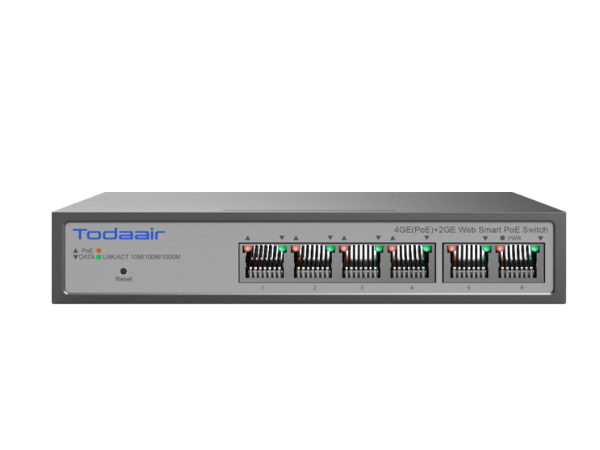 TD-SW2G4F V2.2 SMART MANAGEMENT 4CH PoE SWITCHAPP MANAGEMENT