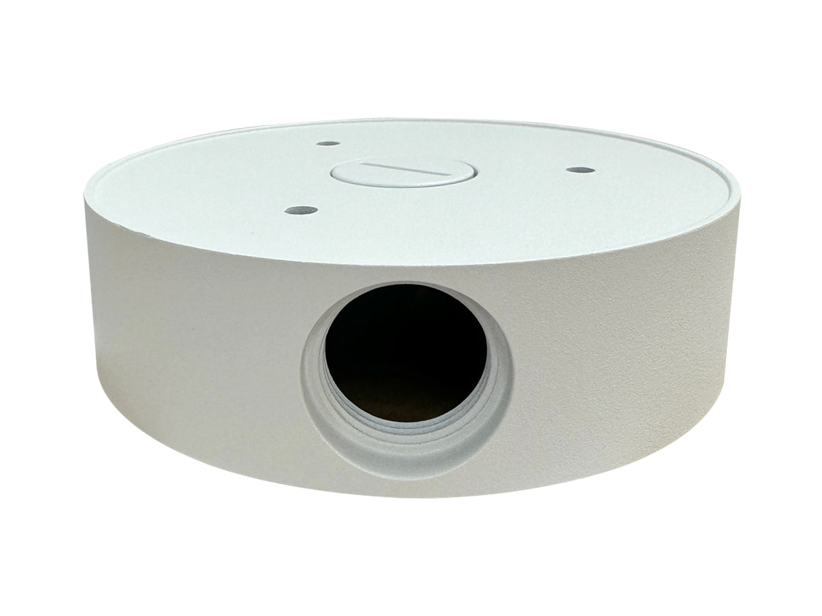 TDB-HPTXD-W 5-Inch Metal Junction Box for XD, XDA, FD4, ACQ Turret Security Cameras – White