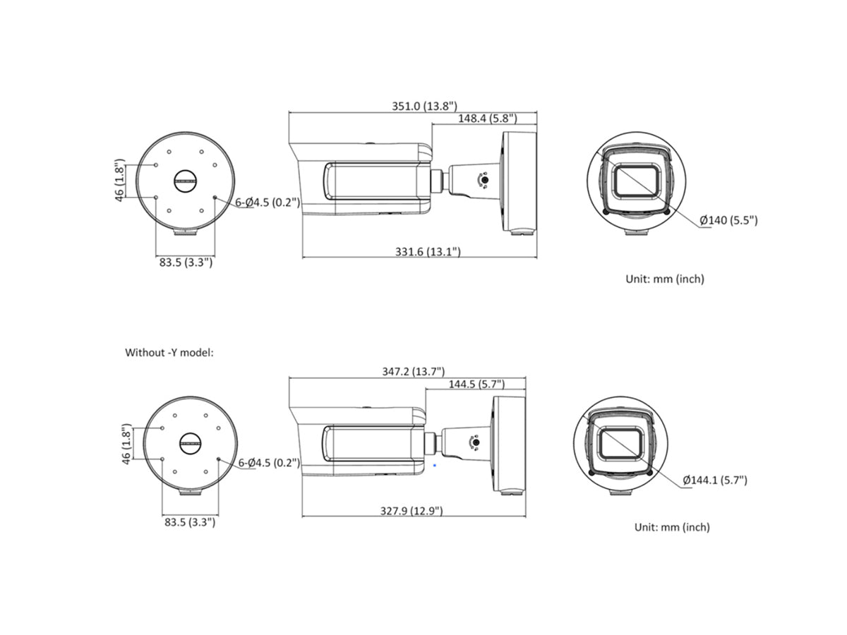 THK-NC714G2-VBZ0832-LPR 4MP LPR Camera ( 1920 x 1080 @ 60fps), DeepinView, Face detection,  Ultra-low light, Motorized (8 to 32mm) VF lens with Smart Focus, 140dB, WDR, 3D-DNR)
