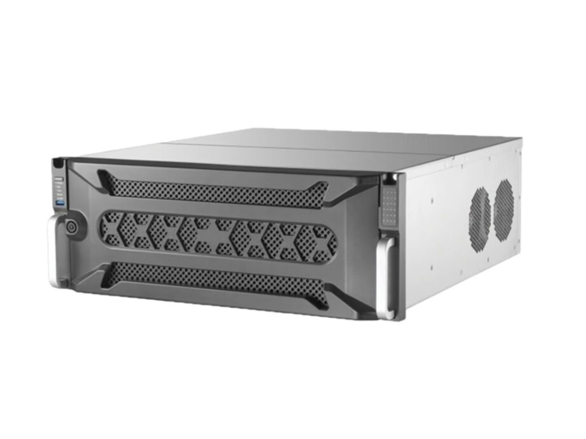 THK-NRT10-256/i24 NVR Server 768Mbps Bit Rate Input, up to 256-ch IP video, 24 (12TB) SATA interfaces, 4U case,Rack Mount, 4 Gigabit NIC, H.265, H.264+, H.264, MPEG4, upto 8MP