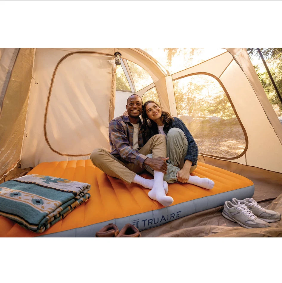 Intex Queen TruAire TPU Camping Mat with USB Air Pump