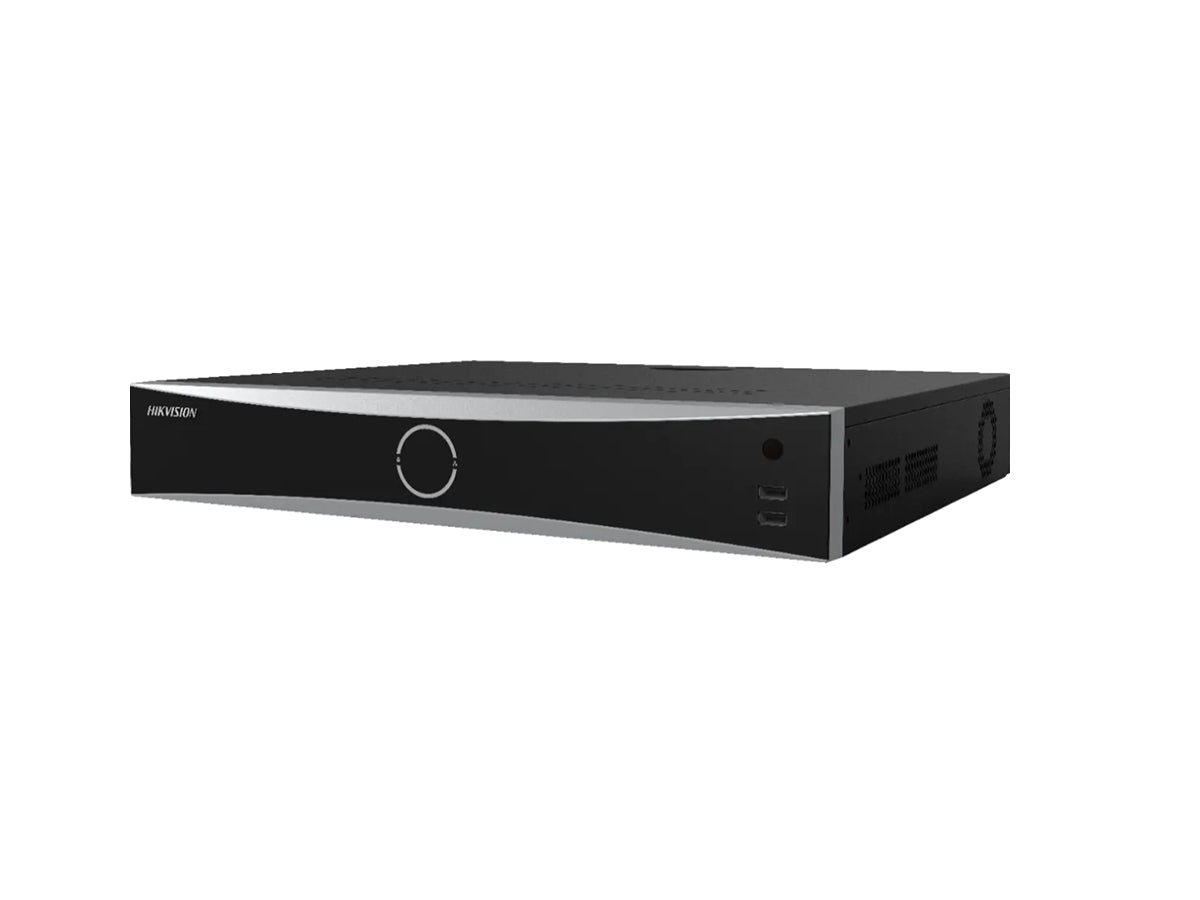 iDS-7716NXI-I4/X(B) 16-ch 1.5U 4K DeepinMind NVR Up to 8 channel facial recognition, 32 libraries, up to 100,000 faces