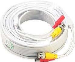 LTAC2060W, White, Pre-made Siamese Cable with Connectors,60ft